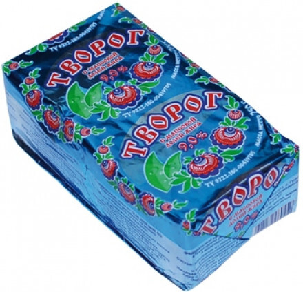 Творог Классический 9% 1/250 Фольга Городец