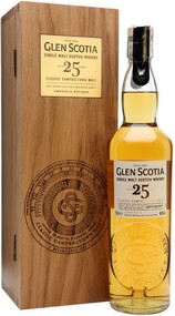 Виски Glen Scotia 25 Years Old, wooden box 0.7 л