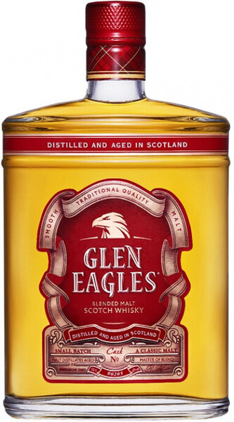 Виски Glen Eagles Blended Malt Scotch Whisky 3 Years Old, flask 0.25 л