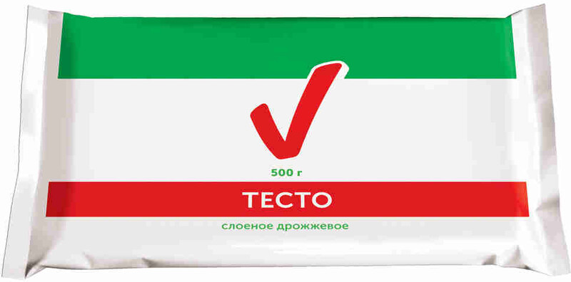 Тесто слоеное ТЧН! дрожжевое 500г