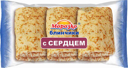 Блинчики с сердцем Морозко 210г