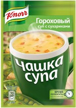 Суп Knorr Чашка супа горох с сухариками 21г