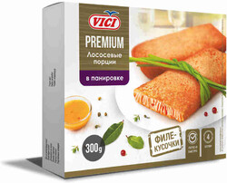 Филе лососевых рыб VICI Приорити панированные, 300 г