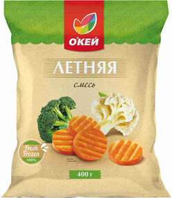Смесь овощная Летние овощи ОКЕЙ 400г