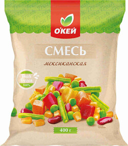 Смесь овощная ОКЕЙ Мексиканская 400г