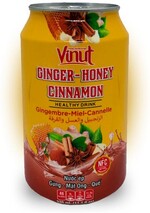 Напиток сокосодержащий Vinut Ginger-Honey Cinnamon,300 мл., ж/б