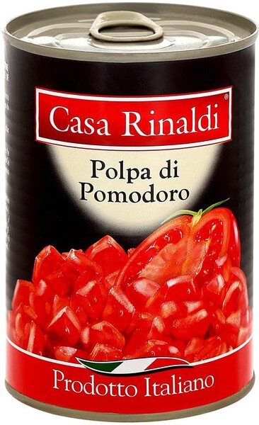 Помидоры Casa Rinaldi кусочки в томатном соке, 400г