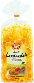 Макаронные изделия 3 Glocken Gold-ei Landnudelen Schmale Bandnudeln, 350 гр., пластиковый пакет