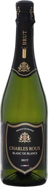 Вино игристое Шарль Ру Брют Блан де Блан брют белое (Charles Roux BRUT Blanc de Blancs), 11,5 %, 0.75л