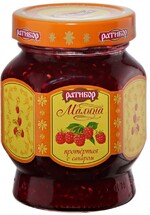Варенье Ратибор малина протертая с сахаром, 365г