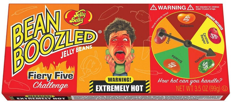Драже жевательное Bean Boozled Game Flaming Five (острые вкусы), 100г