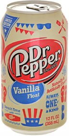 Напиток Dr Pepper Vanilla Float (Доктор Пеппер Ванилла Флоат) 355мл