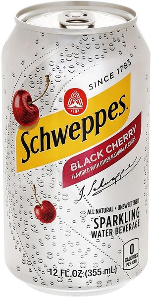 Напиток Schweppes Black Cherry (Швепс Спелая Вишня) 355мл
