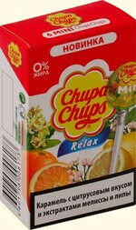 Карамель Chupa-Chups с цитрусовым вкусом Релакс Chupa-Chups,  36 гр., картон