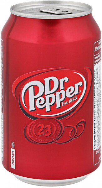 Напиток Dr. Pepper безалкогольный газированный 0,33л