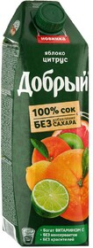 Сок Добрый яблоко-апельсин-мандарин, 1л