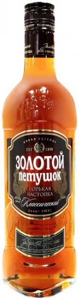 Настойка горькая «Золотой Петушок» Классический Россия, 0,25 л