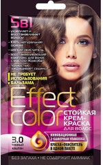 Крем-краска для волос «Фитокосметик» Effect Сolor тон тёмный каштан 3.0, 50 мл