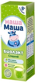 Биопродукт НАША МАША Малышок-Биолакт сладкий для детей 3% т/б без змж 200г