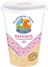 Варенец Коровка из Кореновки 4%, 300г