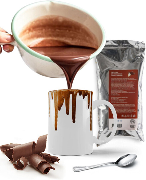 Горячий Шоколад - 500 гр. смесь для приготовления горячего шоколада из какао