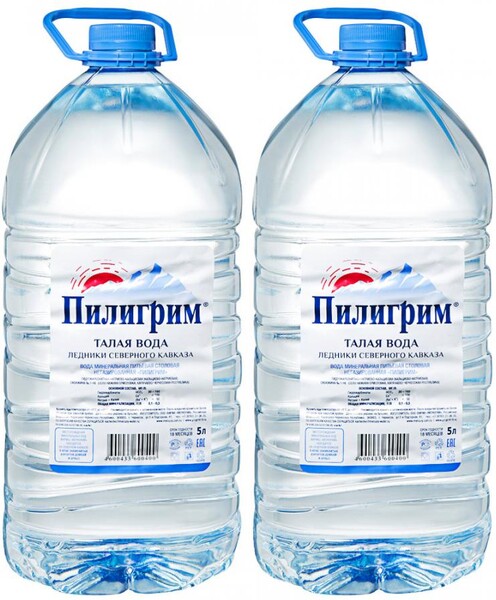Вода Пилигрим минеральная питьевая столовая, 5л