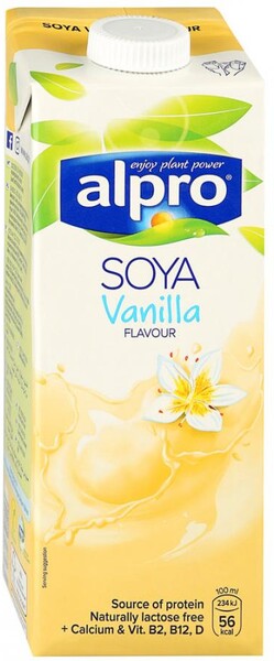 Напиток Alpro Soya Vanilla 1,8% 1л