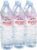Вода Evian минеральная негазированная 1.5 л
