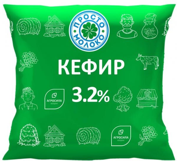 Кефир «Просто Молоко» 3,2%, 430 г