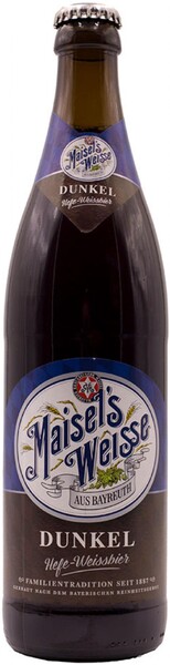 Пиво Maisel's Weisse Dunkel темное нефильтр непастер 5,1% 0,5л ст/б Свам Групп