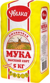 Мука пшеничная «Увелка» высший сорт, 5 кг