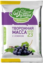 Масса творожная Северная Долина Особая с изюмом 180 гр 23,0% п/э Шахунья