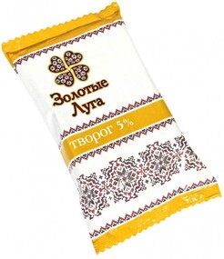 Творог Золотые луга 5% 200г