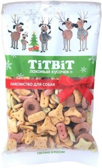 Лакомство для собак TiTBiT печенье Вкусный праздник, 130 г