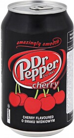 Напиток Dr.Pepper Cherry безалкогольный газированный 0,33л