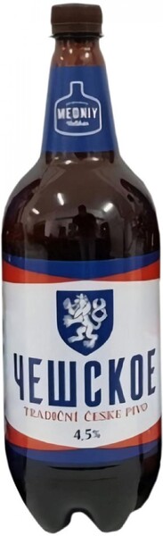 Пиво «Чешское» светлое фильтрованное 4,5%, 1,4 л