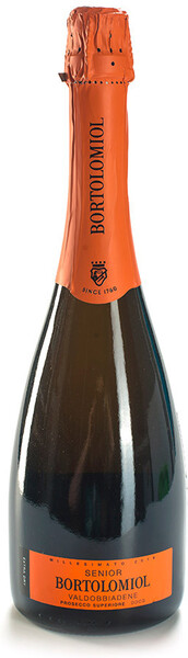 Игристое вино итальянское DOCG Valdobbiadene Bortolomiol Prosecco Superiore Senior Extra Dry, 0.75 L