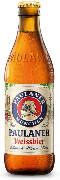 Пиво Paulaner Hefe-Weissbier Naturtrub 5.5% 0.33л