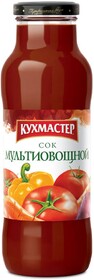 Сок Кухмастер Мультиовощной 0,7л ст/б