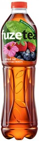 Чай FuzeTea черный со вкусом лесные ягоды-гибискус, 1,5л