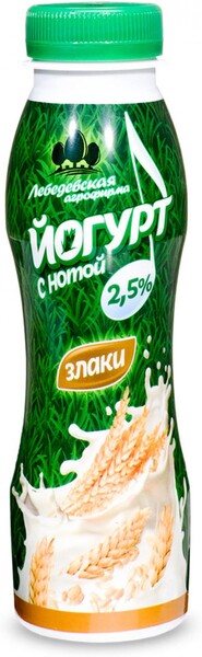 Йогурт со злаками «Агрофирма Лебедевская» 2,5%, 290 г
