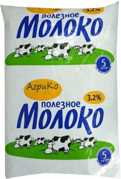 Молоко АгриКо 850мл 3,2% пленка