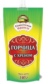 Горчица «Семилукская трапеза» с хреном, 140 г