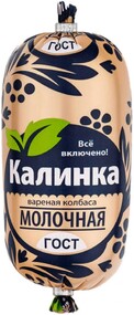 Колбаса вареная КАЛИНКА Молочная ГОСТ, 400г