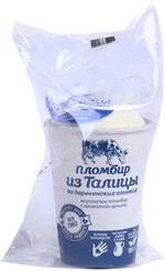 Мороженое Пломбир из Талицы на деревенских сливках 15% 80г бумажный стакан