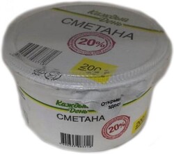 Сметана «Каждый день» 20%, 200 г