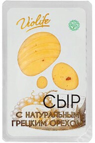 Сыр Violife с грецким орехом нарезка 50%, 150 г