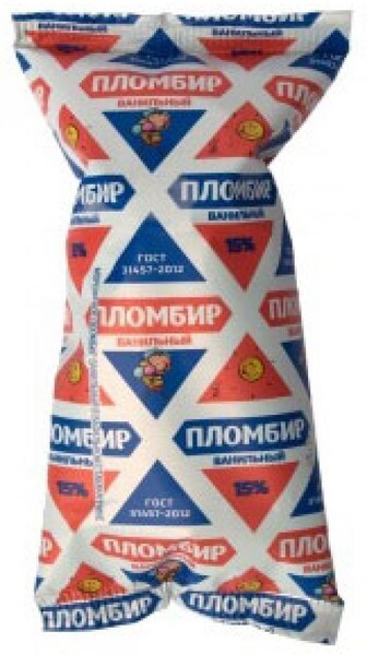 Мороженое Калинов мост пломбир ванильный в вафельном стаканчике 15% 100г