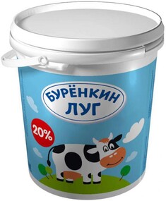 Продукт Буренкин луг ЗМЖ Сметанный 20% 700г