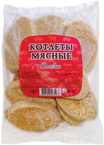 КОТЛЕТЫ МЯСНЫЕ фас.750гр